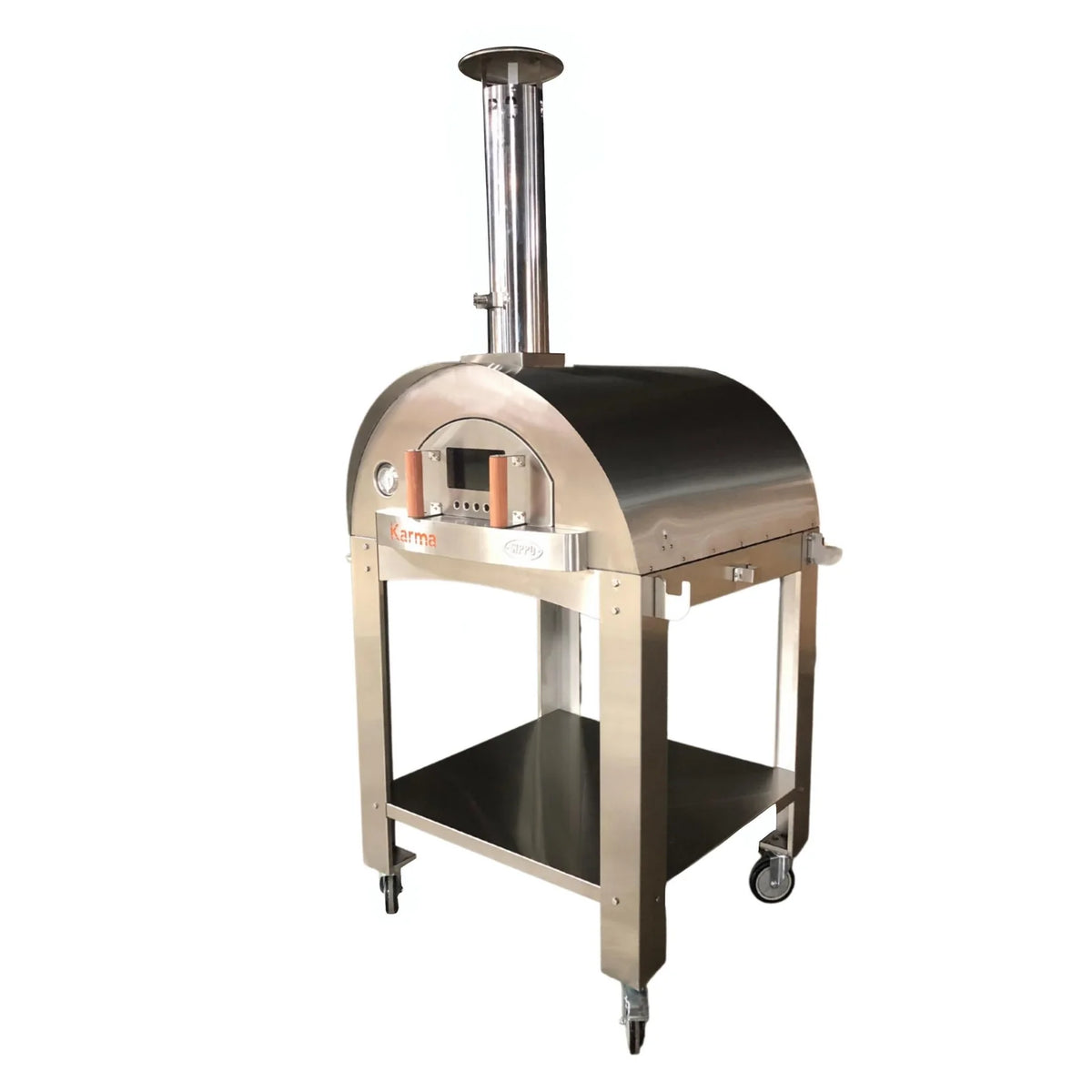 WPPO Karma 42" Stainless Steel Wood-Fired Pizza Oven