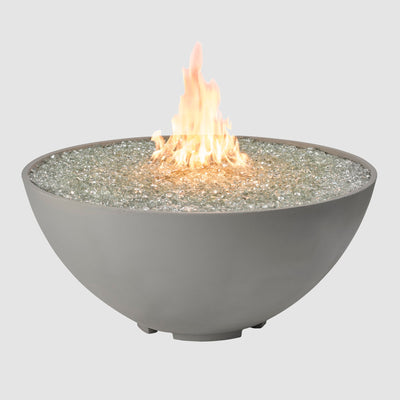 The Outdoor GreatRoom Company Cove 42" Concrete Edge Gas Fire Pit Bowl