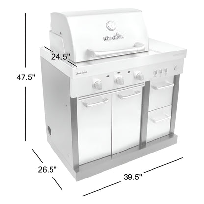 Medallion Series 3-Burner Infrared Freestanding Gas Grill