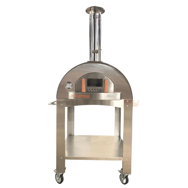 WPPO Karma 32" Stainless Steel Wood-Fired Pizza Oven