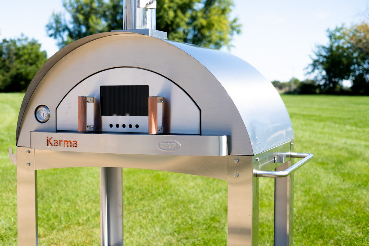 WPPO Karma 42" Stainless Steel Wood-Fired Pizza Oven