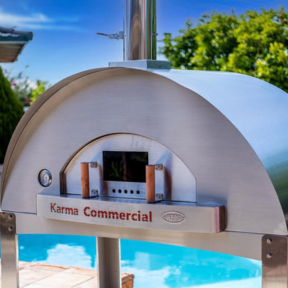 WPPO Karma 55" Commercial Stainless Steel Wood-Fired Pizza Oven
