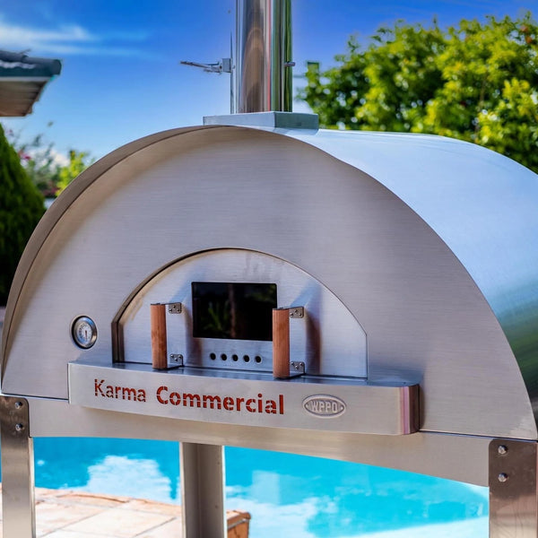 WPPO Karma 55" Commercial Stainless Steel Wood-Fired Pizza Oven