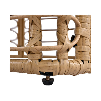 Modern 7-Piece Modular Outdoor Rattan Sofa Set