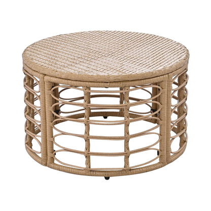 Modern 7-Piece Modular Outdoor Rattan Sofa Set