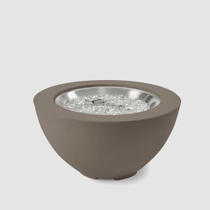 The Outdoor GreatRoom Company Cove Concrete Bowl Gas Fire Pit