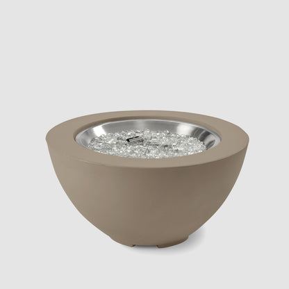 The Outdoor GreatRoom Company Cove Concrete Bowl Gas Fire Pit