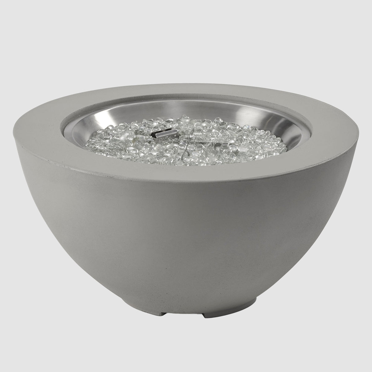 The Outdoor GreatRoom Company Cove Concrete Bowl Gas Fire Pit