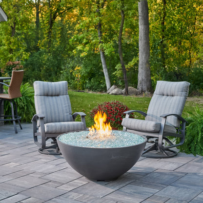 The Outdoor GreatRoom Company Cove 42" Concrete Edge Gas Fire Pit Bowl