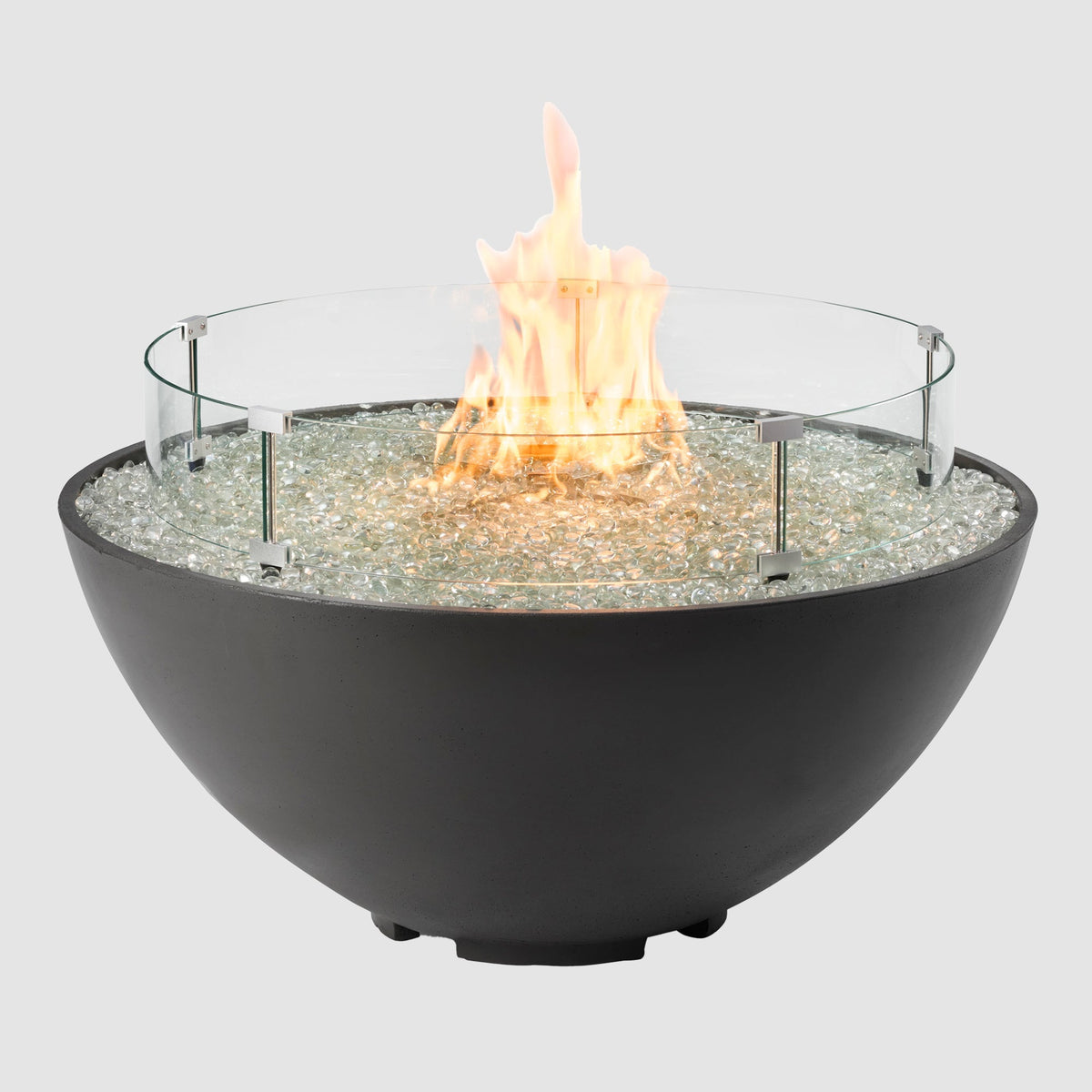 The Outdoor GreatRoom Company Cove 42" Concrete Edge Gas Fire Pit Bowl