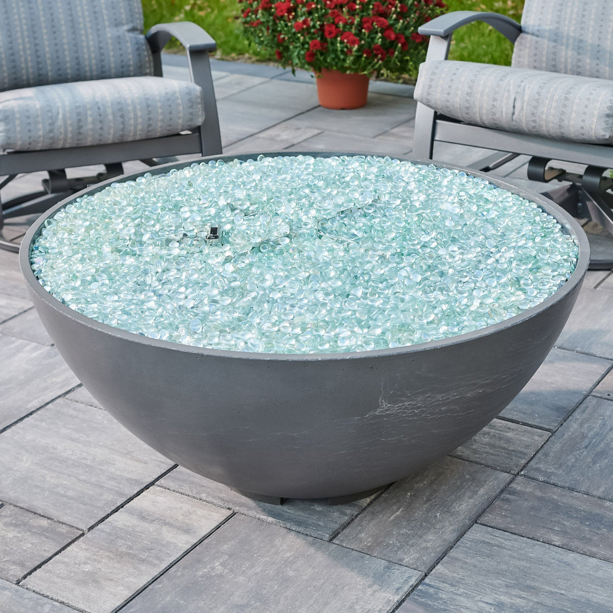 The Outdoor GreatRoom Company Cove 42" Concrete Edge Gas Fire Pit Bowl