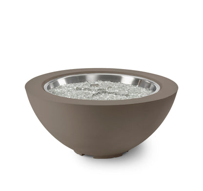 The Outdoor GreatRoom Company Cove Concrete Bowl Gas Fire Pit