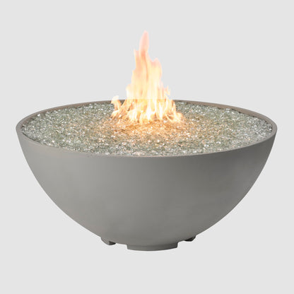 The Outdoor GreatRoom Company Cove 42" Concrete Edge Gas Fire Pit Bowl