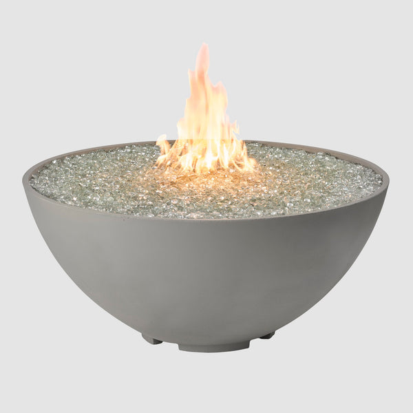 The Outdoor GreatRoom Company Cove 42" Concrete Edge Gas Fire Pit Bowl