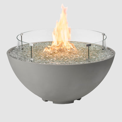 The Outdoor GreatRoom Company Cove 42" Concrete Edge Gas Fire Pit Bowl