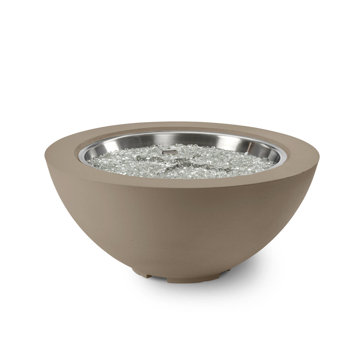 The Outdoor GreatRoom Company Cove Concrete Bowl Gas Fire Pit