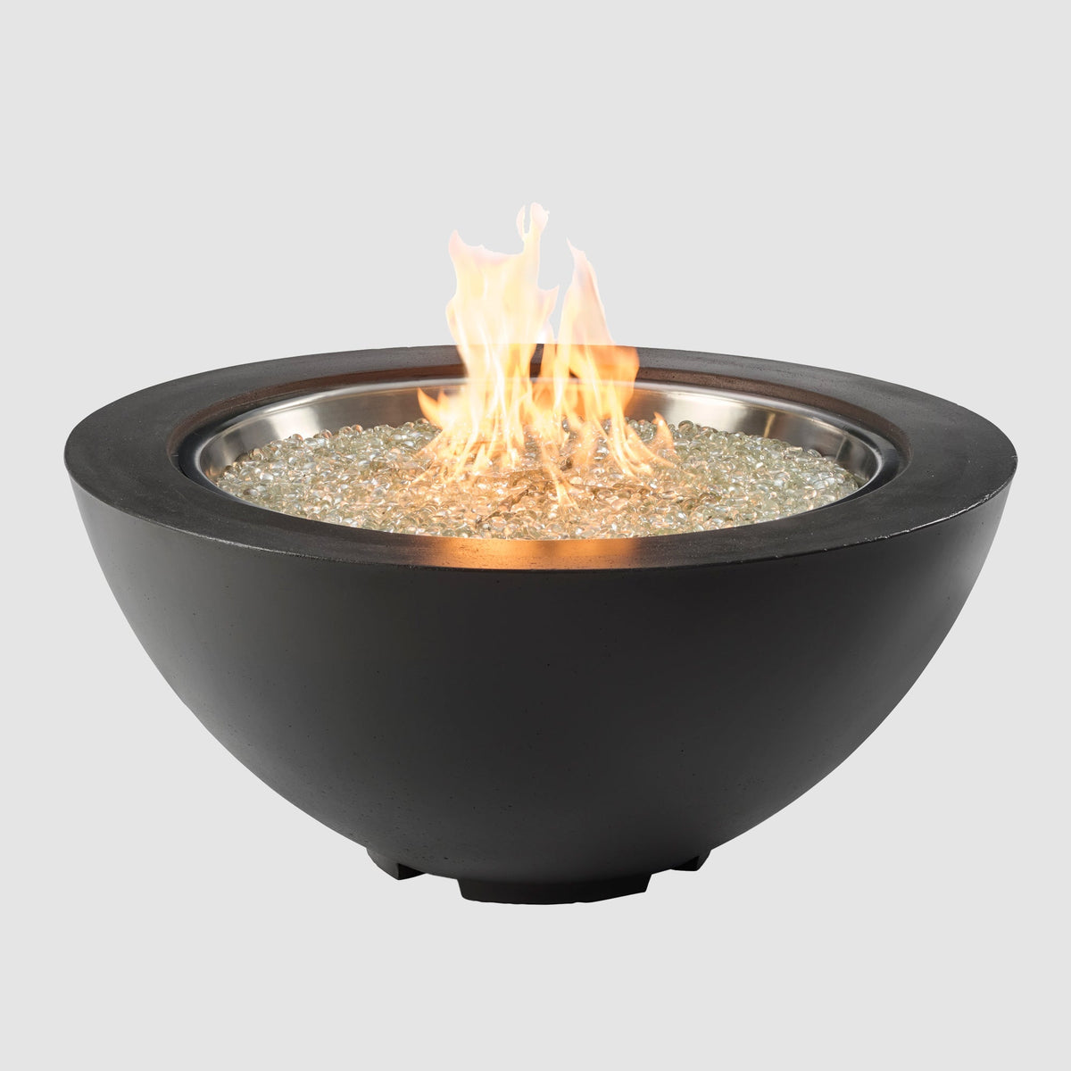 The Outdoor GreatRoom Company Cove Concrete Bowl Gas Fire Pit
