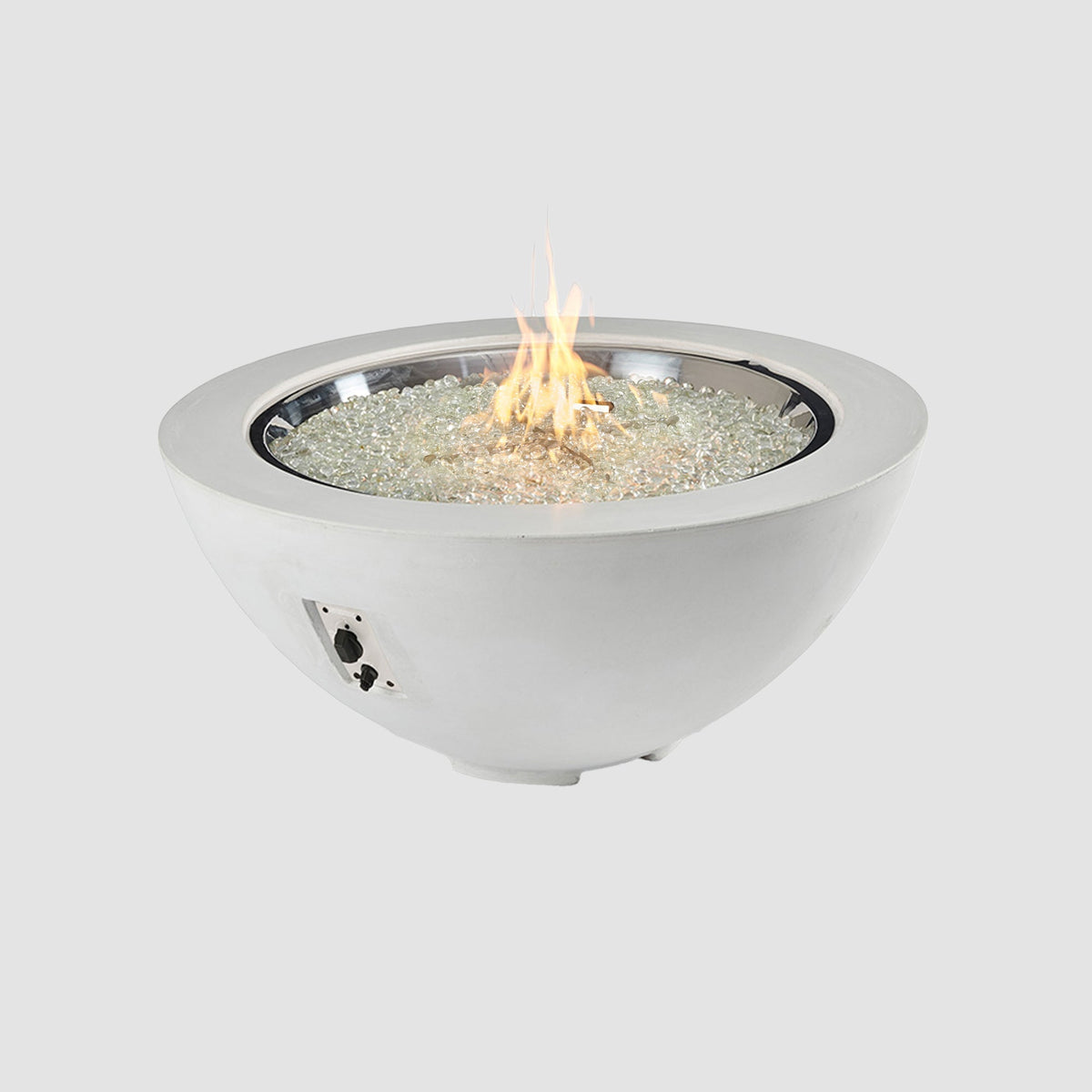 The Outdoor GreatRoom Company Cove Concrete Bowl Gas Fire Pit