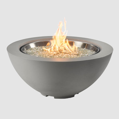 The Outdoor GreatRoom Company Cove Concrete Bowl Gas Fire Pit