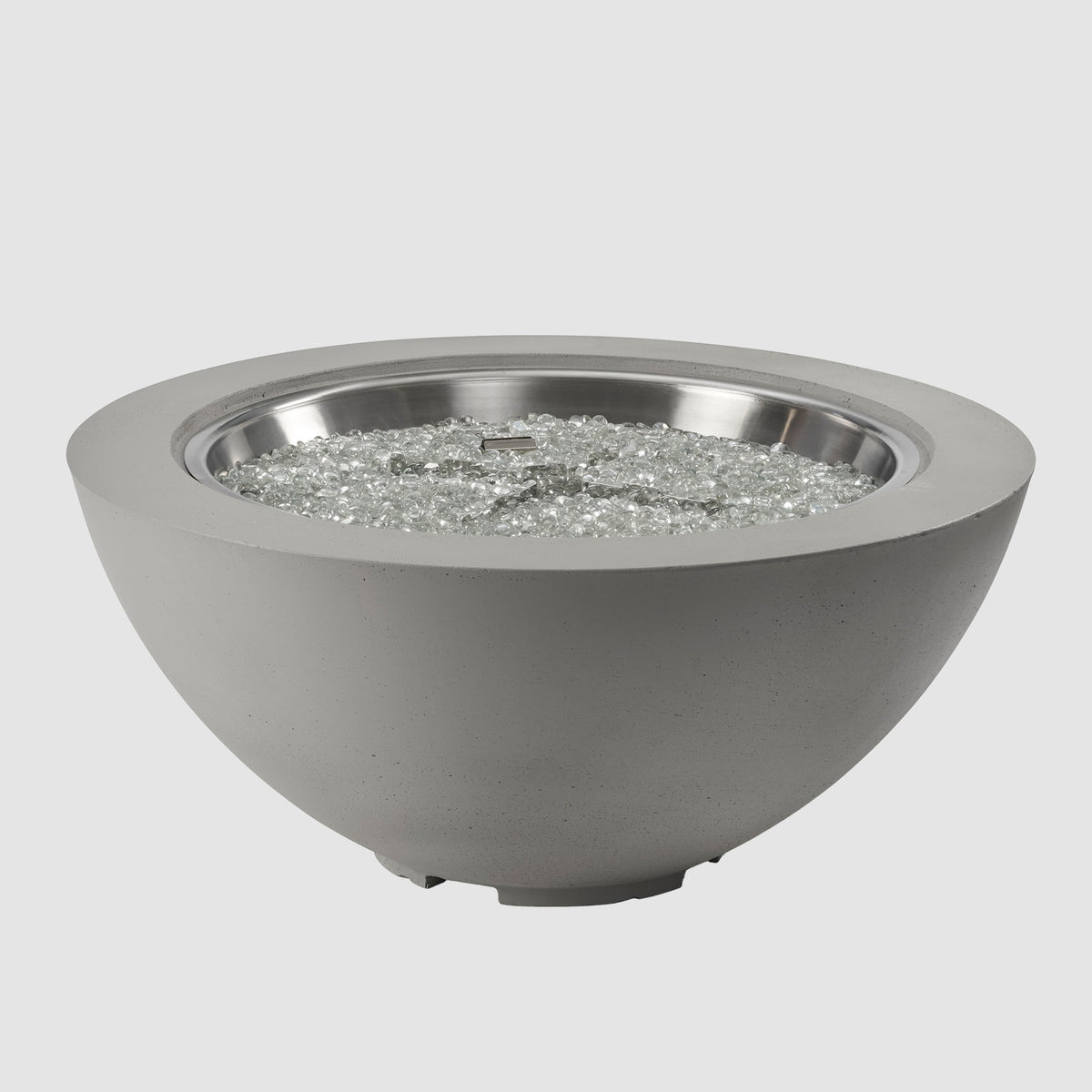 The Outdoor GreatRoom Company Cove Concrete Bowl Gas Fire Pit