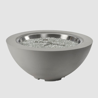 The Outdoor GreatRoom Company Cove Concrete Bowl Gas Fire Pit