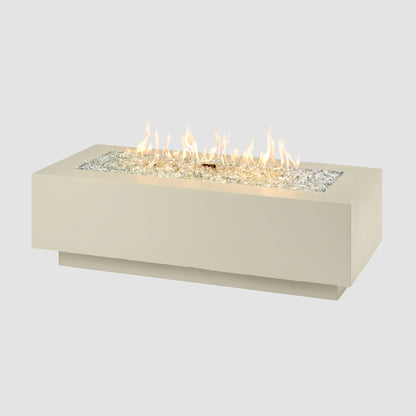 The Outdoor GreatRoom Company Cove Concrete Linear Gas Fire Pit