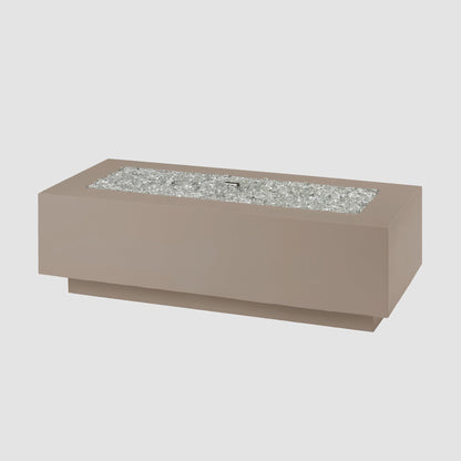 The Outdoor GreatRoom Company Cove Concrete Linear Gas Fire Pit
