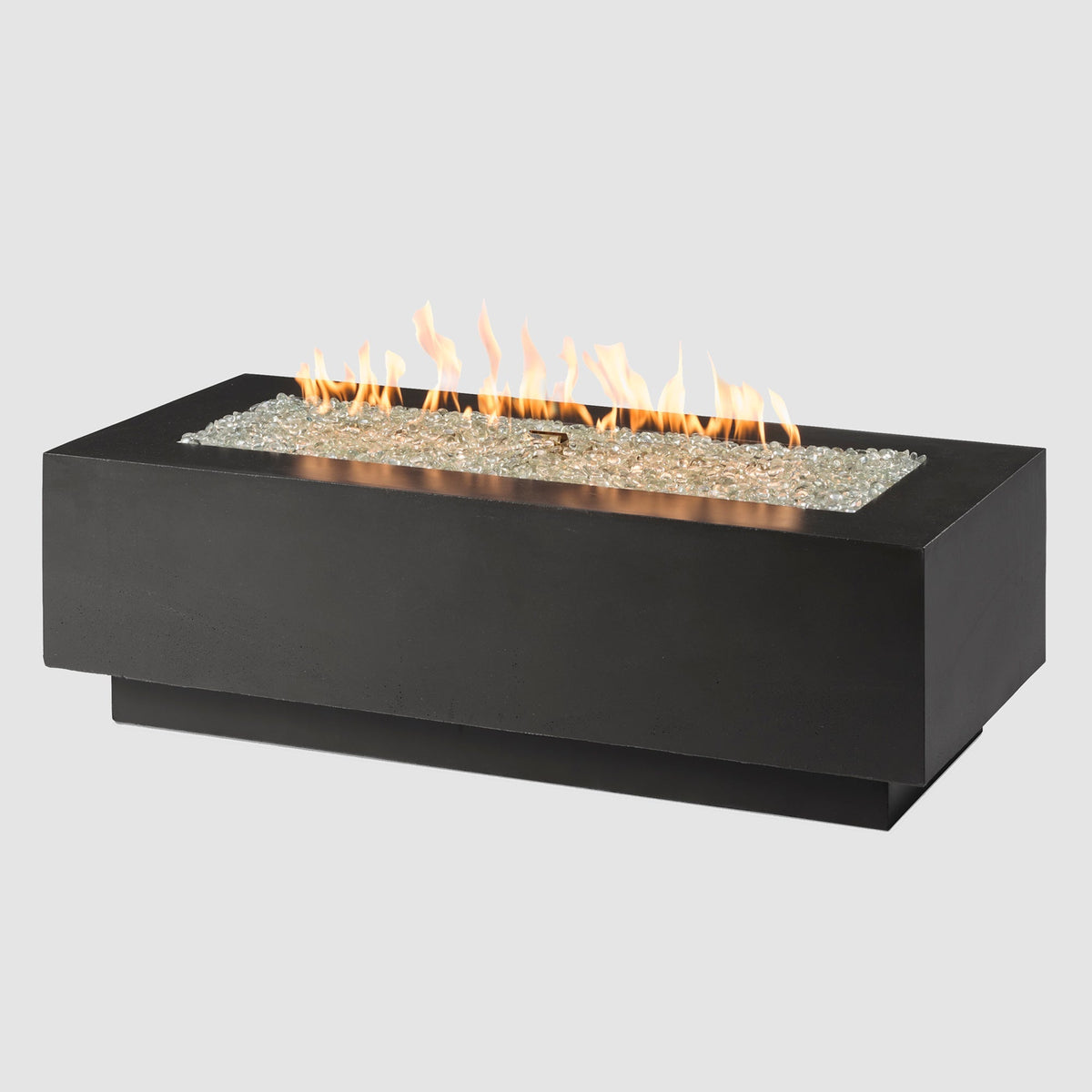 The Outdoor GreatRoom Company Cove Concrete Linear Gas Fire Pit