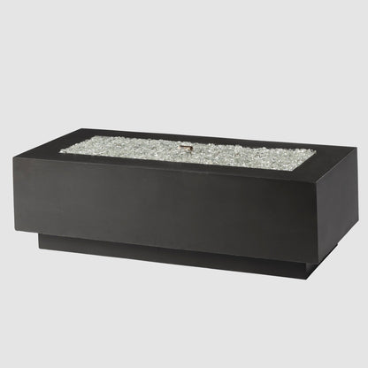 The Outdoor GreatRoom Company Cove Concrete Linear Gas Fire Pit