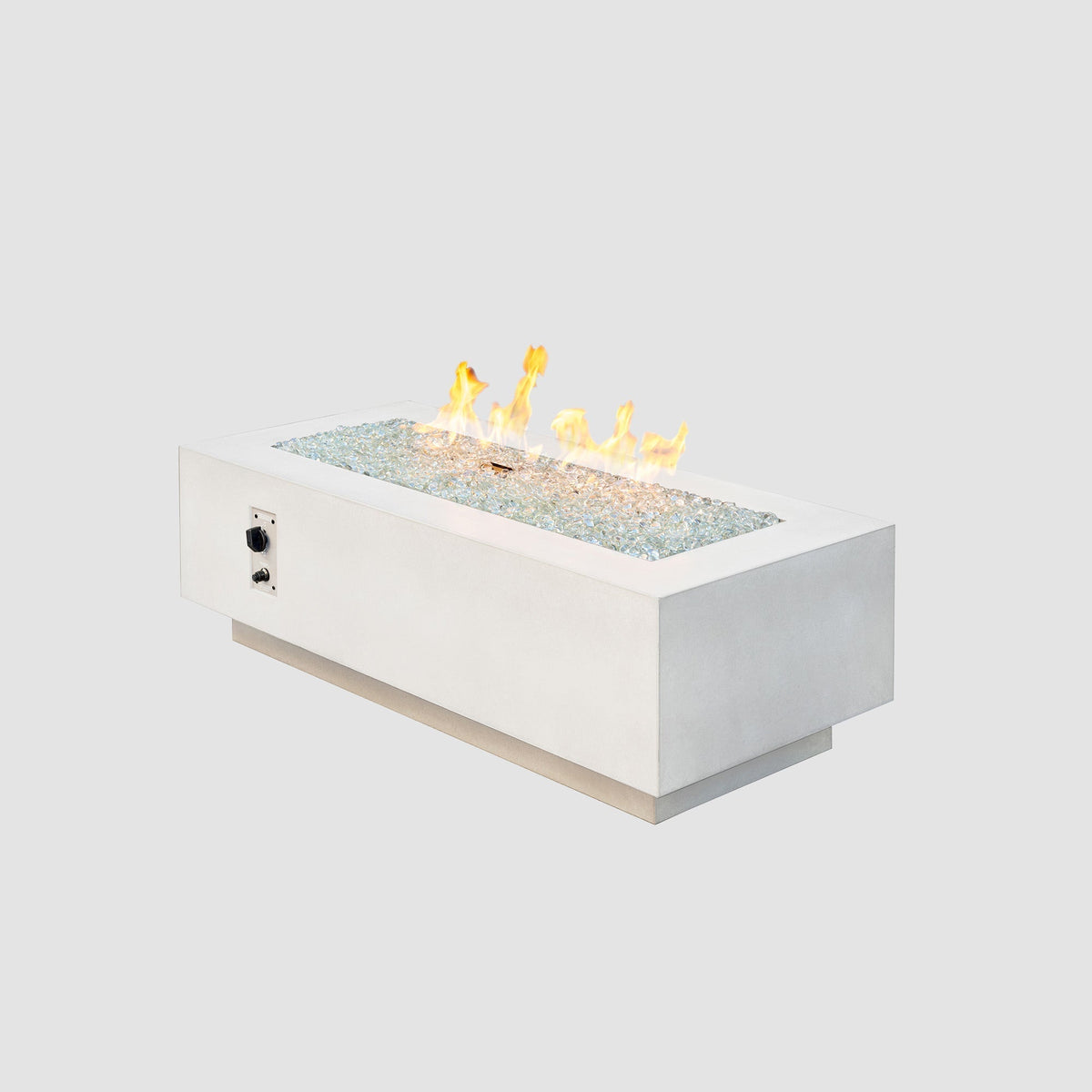 The Outdoor GreatRoom Company Cove Concrete Linear Gas Fire Pit