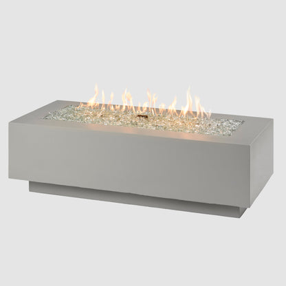 The Outdoor GreatRoom Company Cove Concrete Linear Gas Fire Pit