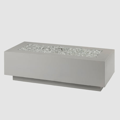 The Outdoor GreatRoom Company Cove Concrete Linear Gas Fire Pit