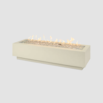 The Outdoor GreatRoom Company Cove Concrete Linear Gas Fire Pit