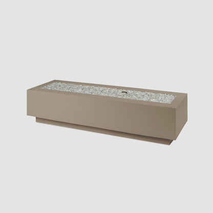 The Outdoor GreatRoom Company Cove Concrete Linear Gas Fire Pit