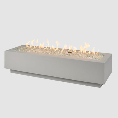 The Outdoor GreatRoom Company Cove Concrete Linear Gas Fire Pit