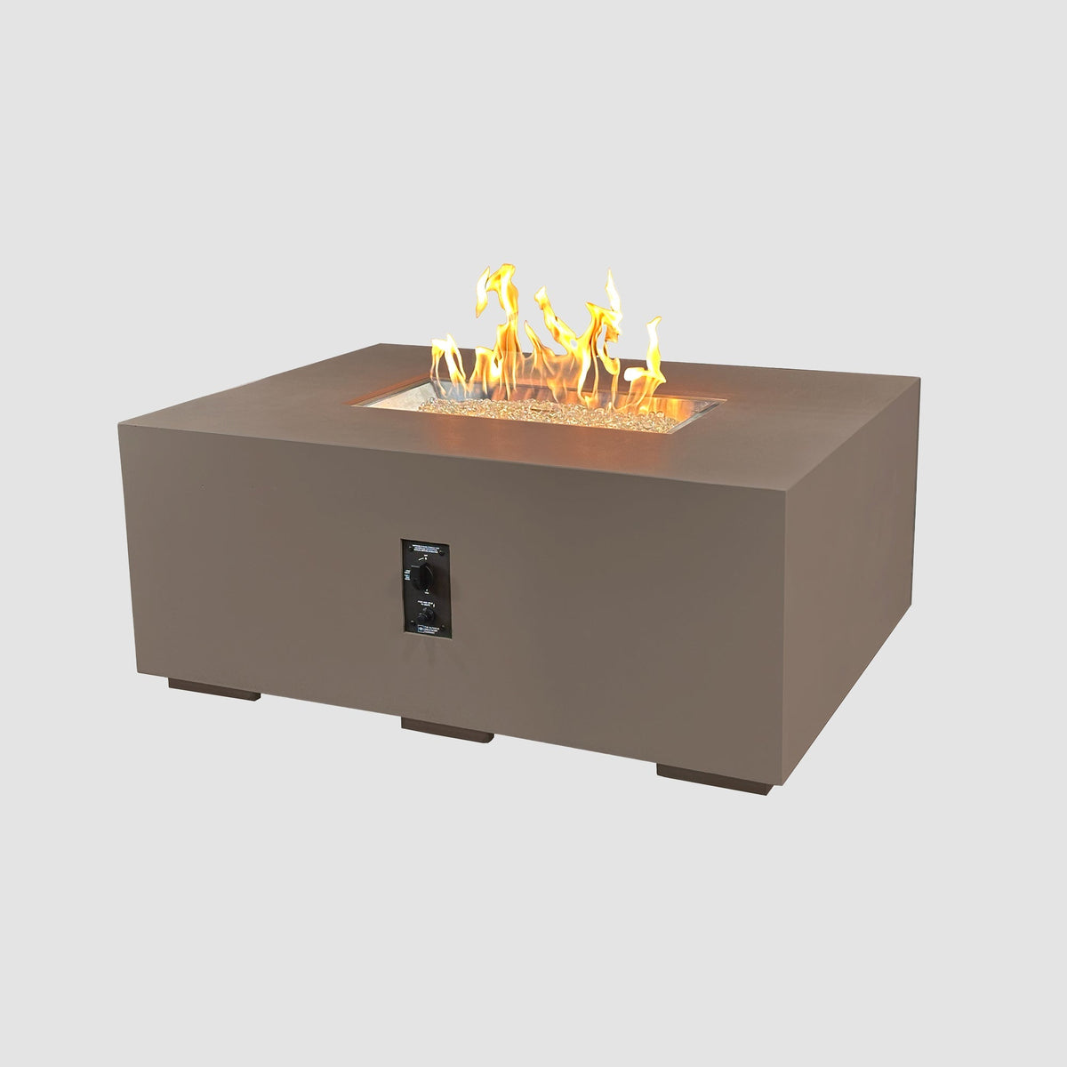 The Outdoor GreatRoom Company Cove Concrete Linear Gas Fire Pit