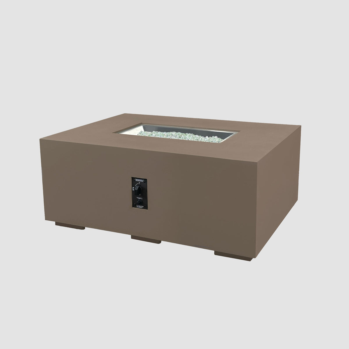 The Outdoor GreatRoom Company Cove Concrete Linear Gas Fire Pit