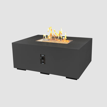The Outdoor GreatRoom Company Cove Concrete Linear Gas Fire Pit