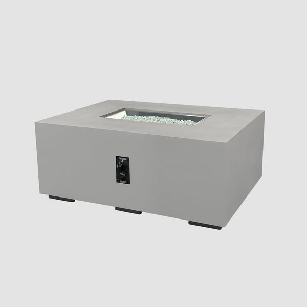 The Outdoor GreatRoom Company Cove Concrete Linear Gas Fire Pit