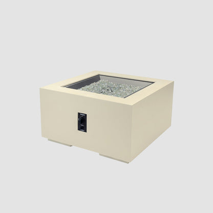 The Outdoor GreatRoom Company Cove Concrete Square Gas Fire Pit Table