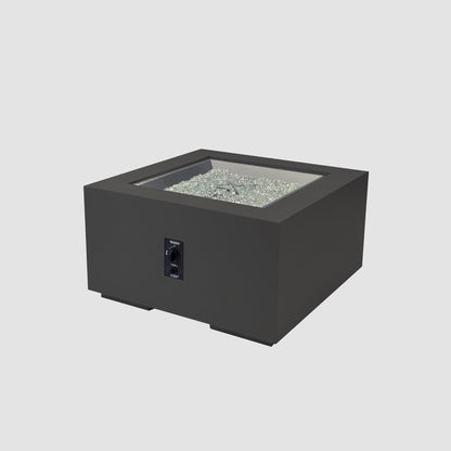 The Outdoor GreatRoom Company Cove Concrete Square Gas Fire Pit Table
