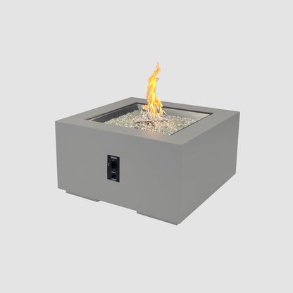 The Outdoor GreatRoom Company Cove Concrete Square Gas Fire Pit Table