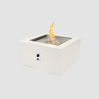 The Outdoor GreatRoom Company Cove Concrete Square Gas Fire Pit Table