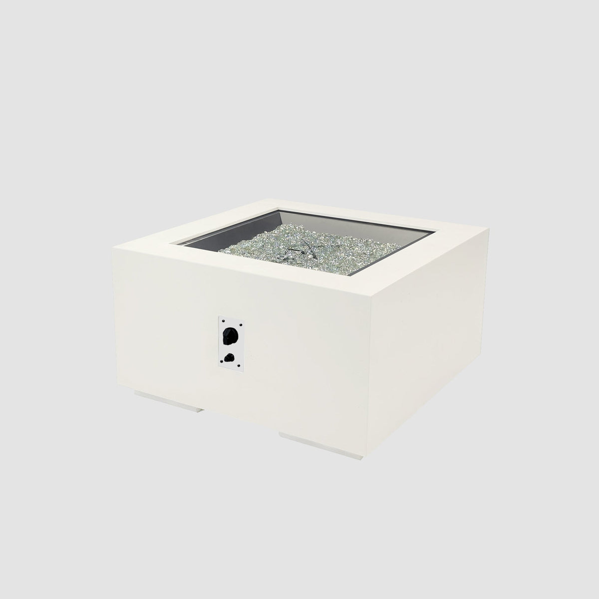 The Outdoor GreatRoom Company Cove Concrete Square Gas Fire Pit Table