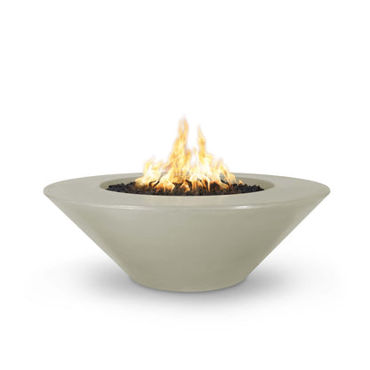 The Outdoor Plus Cazo 48" Wide Ledge GFRC Concrete Gas Fire Pit