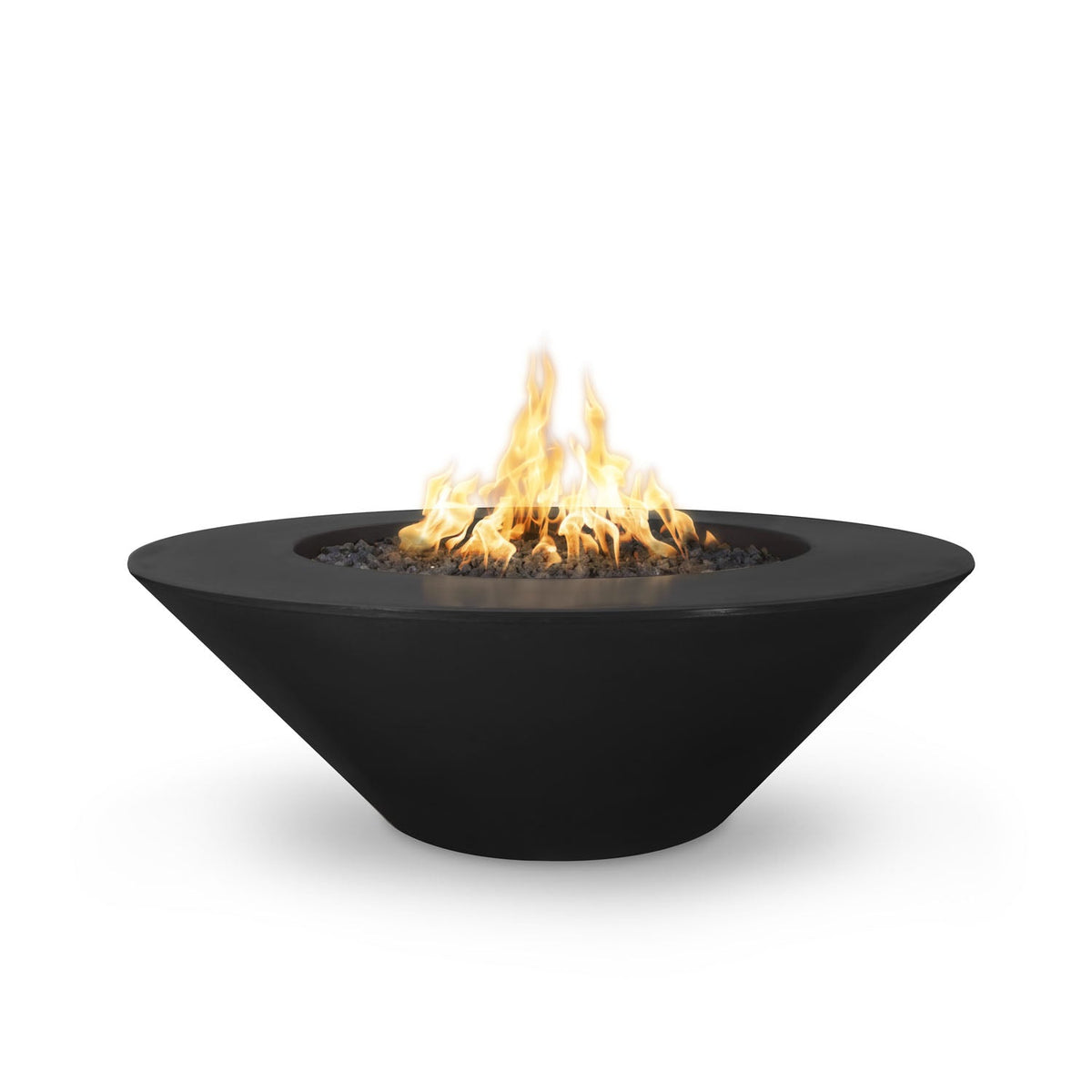 The Outdoor Plus Cazo 48" Wide Ledge Powder Coated Gas Fire Pit