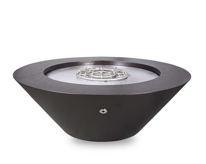 The Outdoor Plus Cazo 48" Wide Ledge Powder Coated Gas Fire Pit
