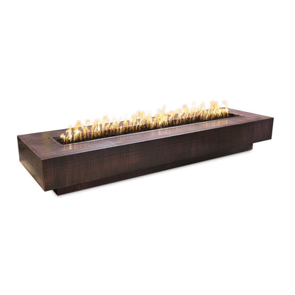 The Outdoor Plus Coronado 84" Metal Collection Linear Gas Fire Pit
