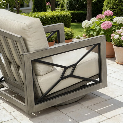 Marindo 8-Person Dual Sofa Fire Faux-Wood Table Set with 50,000 BTU Fire Pit