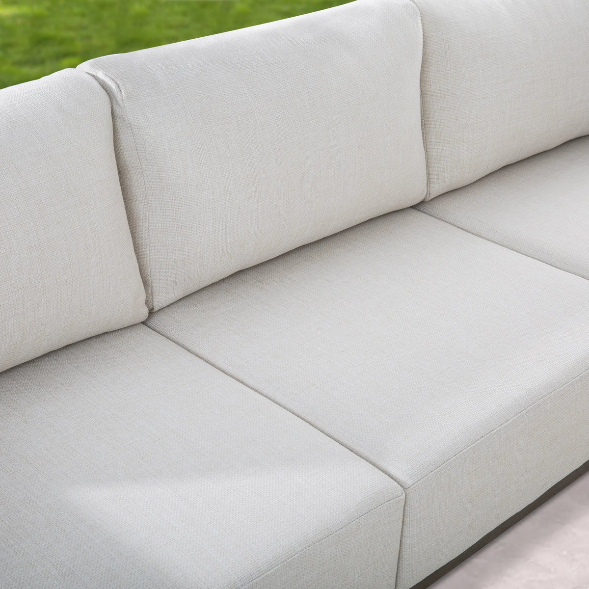 Sereno 4-Piece Aluminum Sofa Set with Swivel Club Chairs and Coffee Table